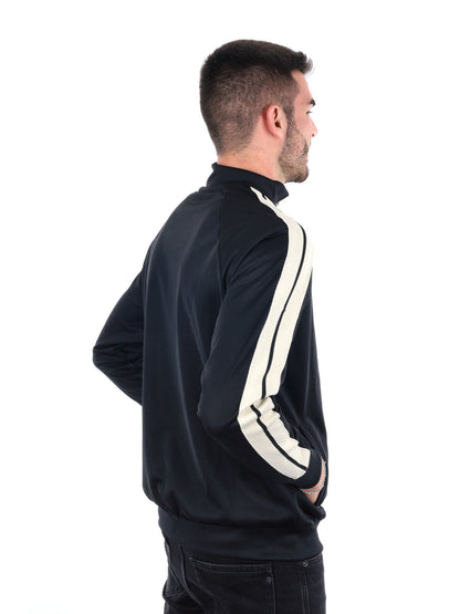 FELPA FULL ZIP ICON DA UOMO NERO