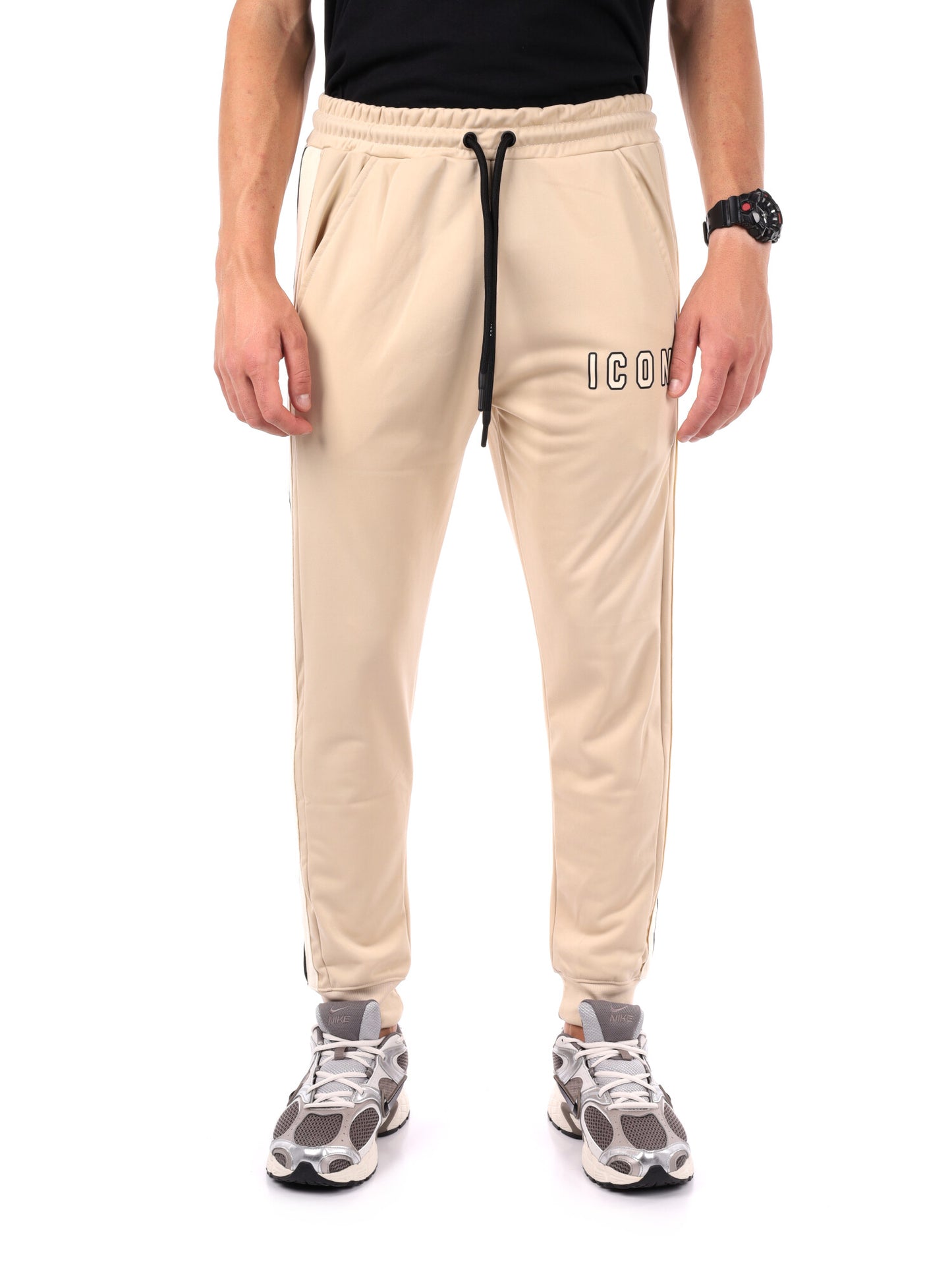 PANTALONE IN ACETATO ICON DA UOMO AVORIO