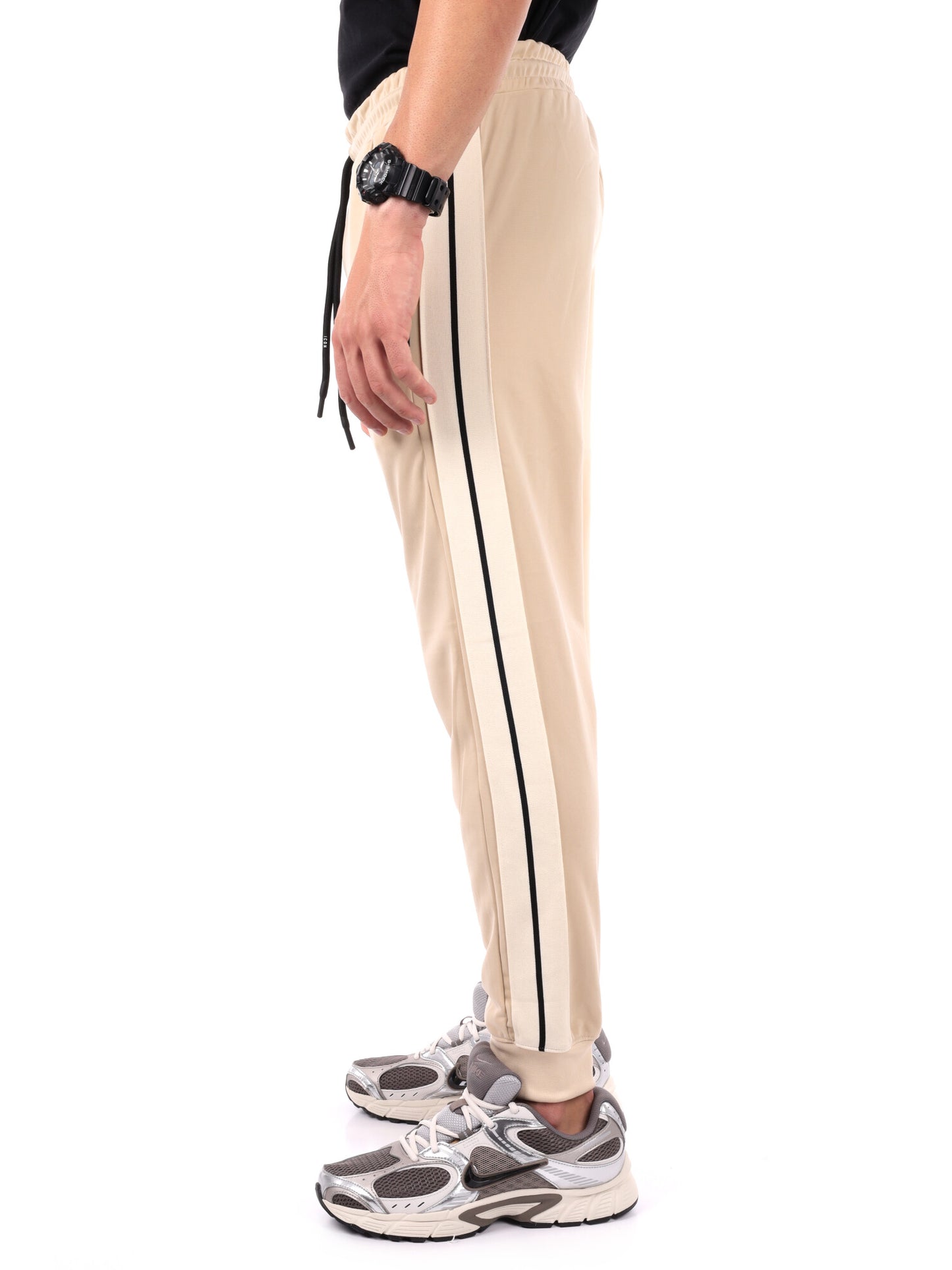 PANTALONE IN ACETATO ICON DA UOMO AVORIO