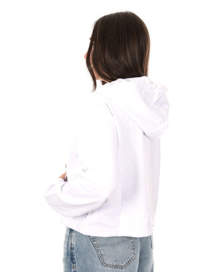 Felpa crop Icon multicolore da donna fresca e di tendenza