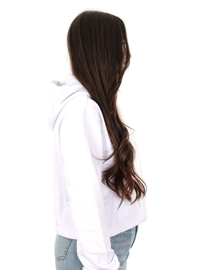 Felpa crop Icon multicolore da donna fresca e di tendenza