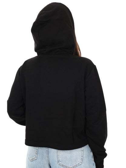 Felpa crop donna Icon multicolore per primavera estate
