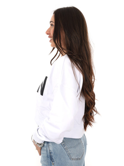 Felpa crop donna Icon multicolore primavera estate