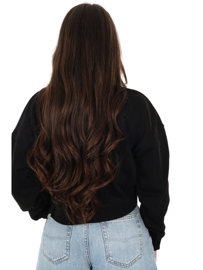 Felpa crop donna Icon multicolore per primavera estate