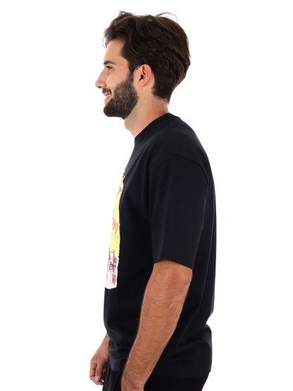 T-SHIRT COMIC JORDAN DA UOMO NERO