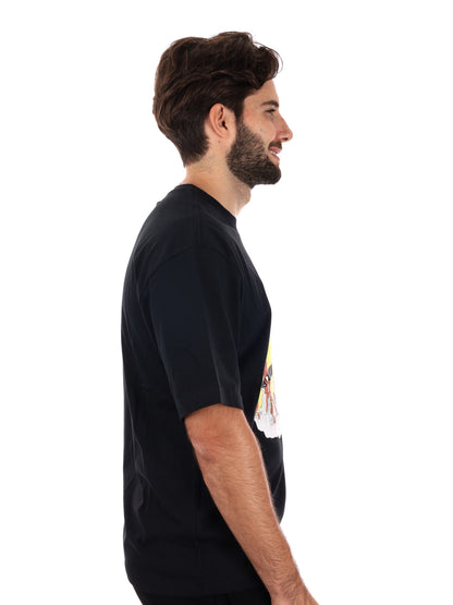 T-SHIRT COMIC JORDAN DA UOMO NERO
