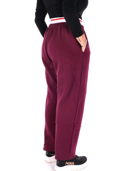 PANTALONE TUTA A VITA ALTA NIKE DA DONNA BORDEAUX