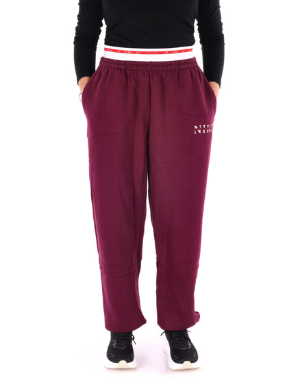 PANTALONE TUTA A VITA ALTA NIKE DA DONNA BORDEAUX