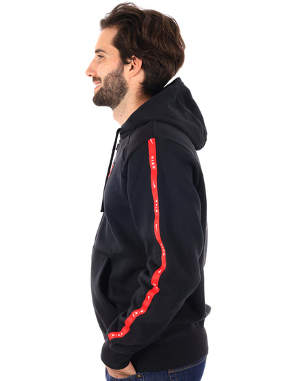 FELPA CON CAPPUCCIO NIKE DA UOMO NERO