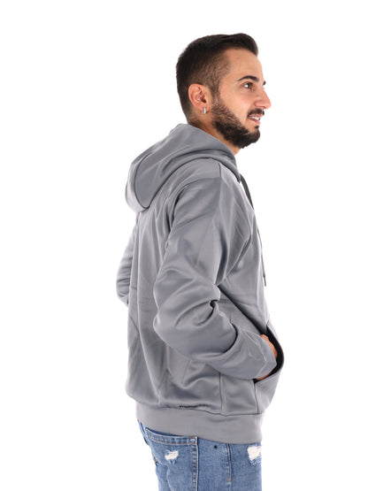 Nike Flex Flc Fz Hd, felpa da uomo grigia