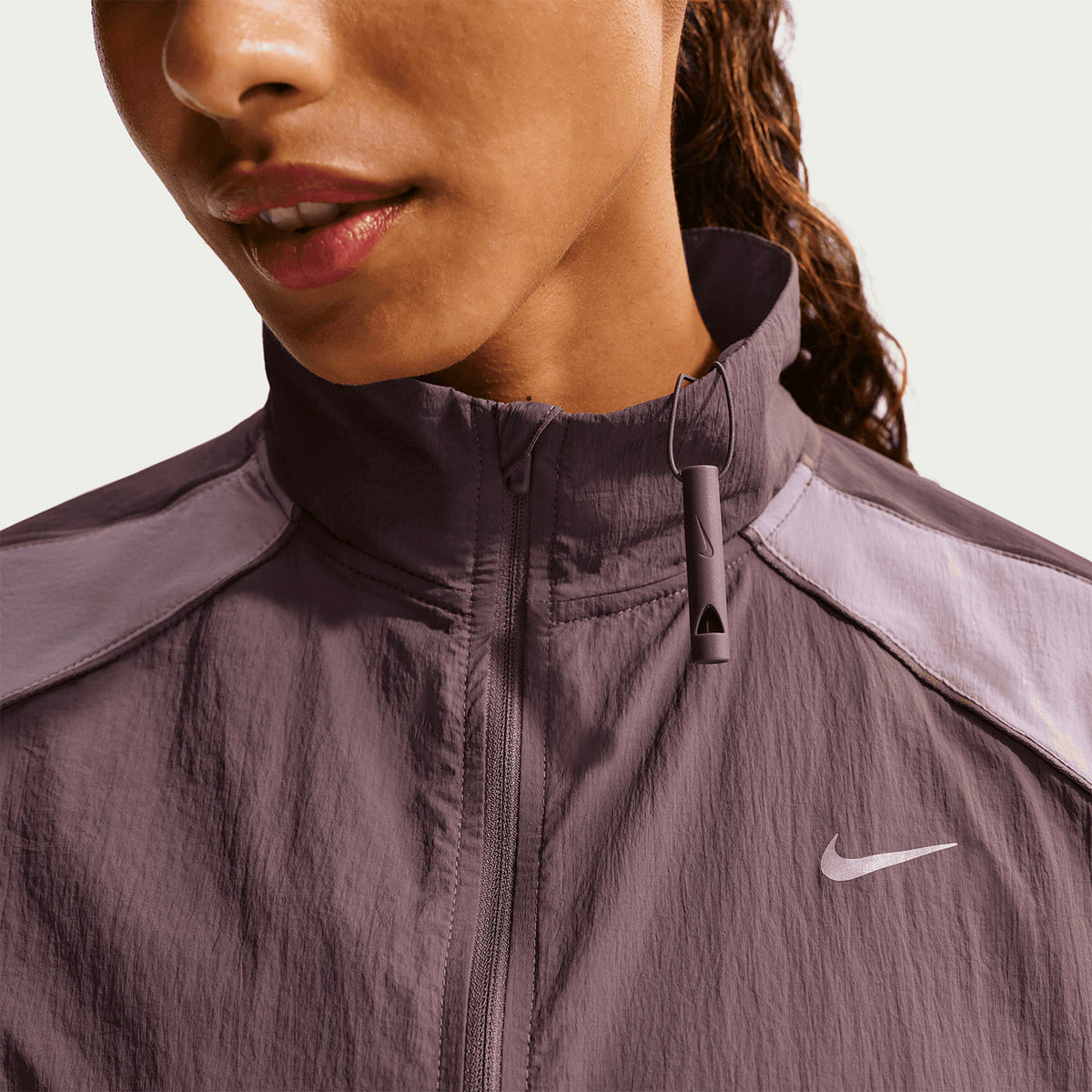 Nike giubbino running da donna prugna