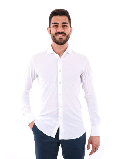 Fb camicia oxford pe da uomo bianco