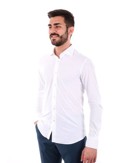 Fb camicia oxford pe da uomo bianco