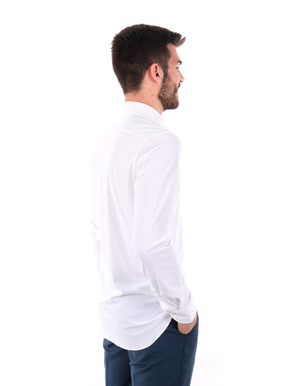 Fb camicia oxford pe da uomo bianco