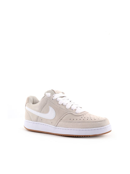 Nike Court Vision Low, sneakers da uomo beige con stile retrò anni '80