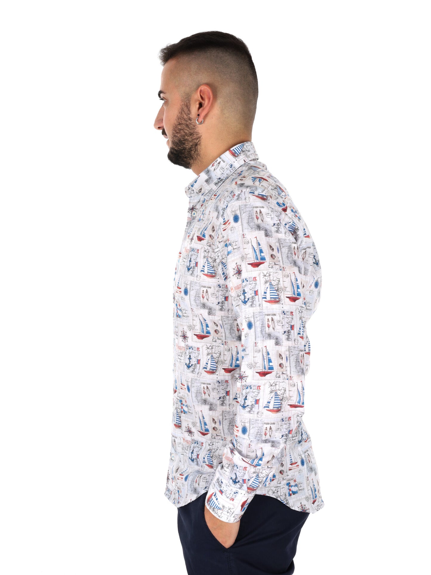 Camicia Ispica FB da Uomo multicolore, stile fresco e raffinato