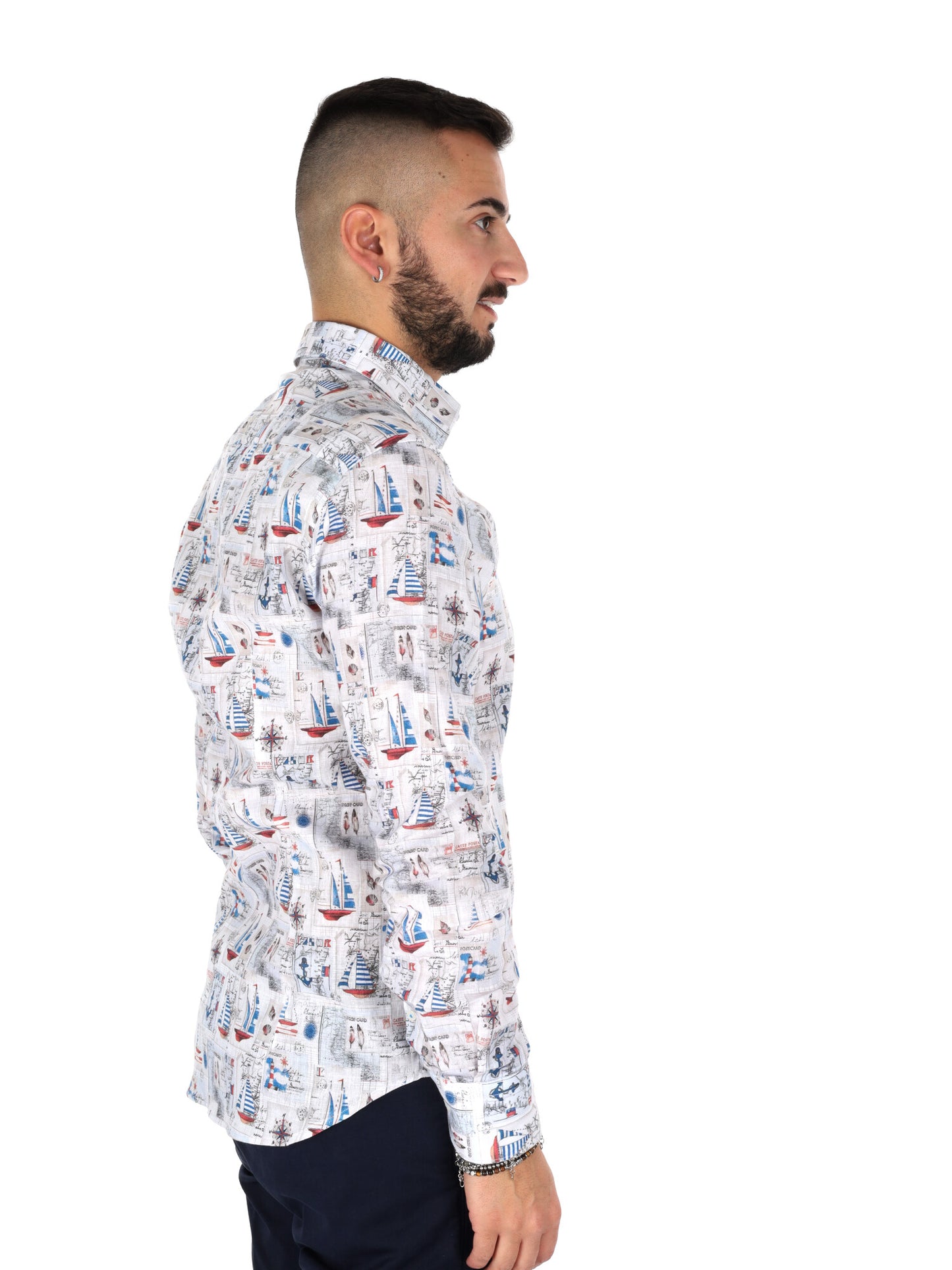 Camicia Ispica FB da Uomo multicolore, stile fresco e raffinato