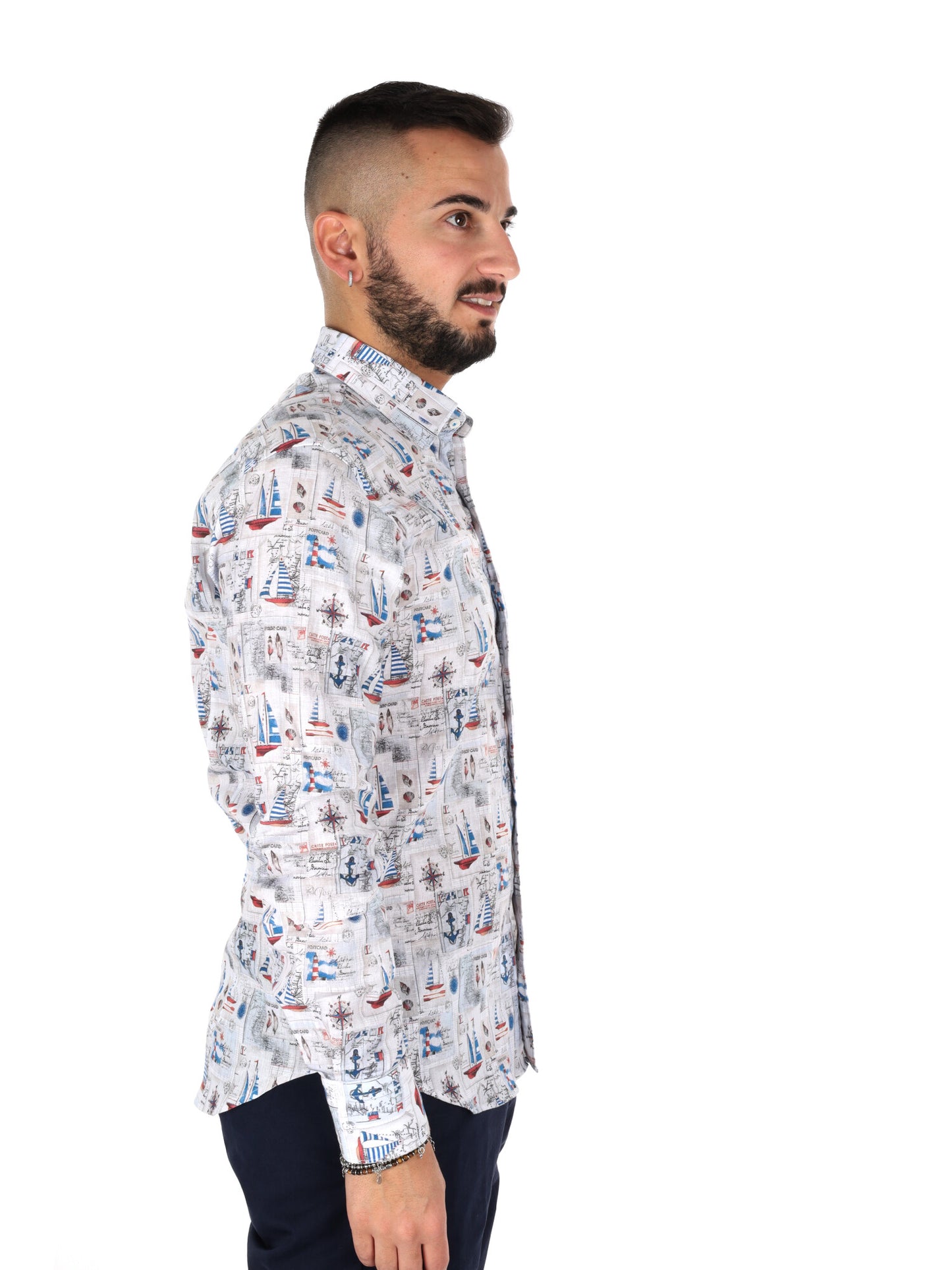 Camicia Ispica FB da Uomo multicolore, stile fresco e raffinato