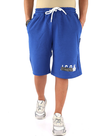 Shorts Icon IUB018 Royal da uomo in blu