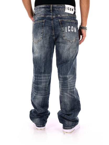 Icon IUD014 Dark, jeans da uomo denim