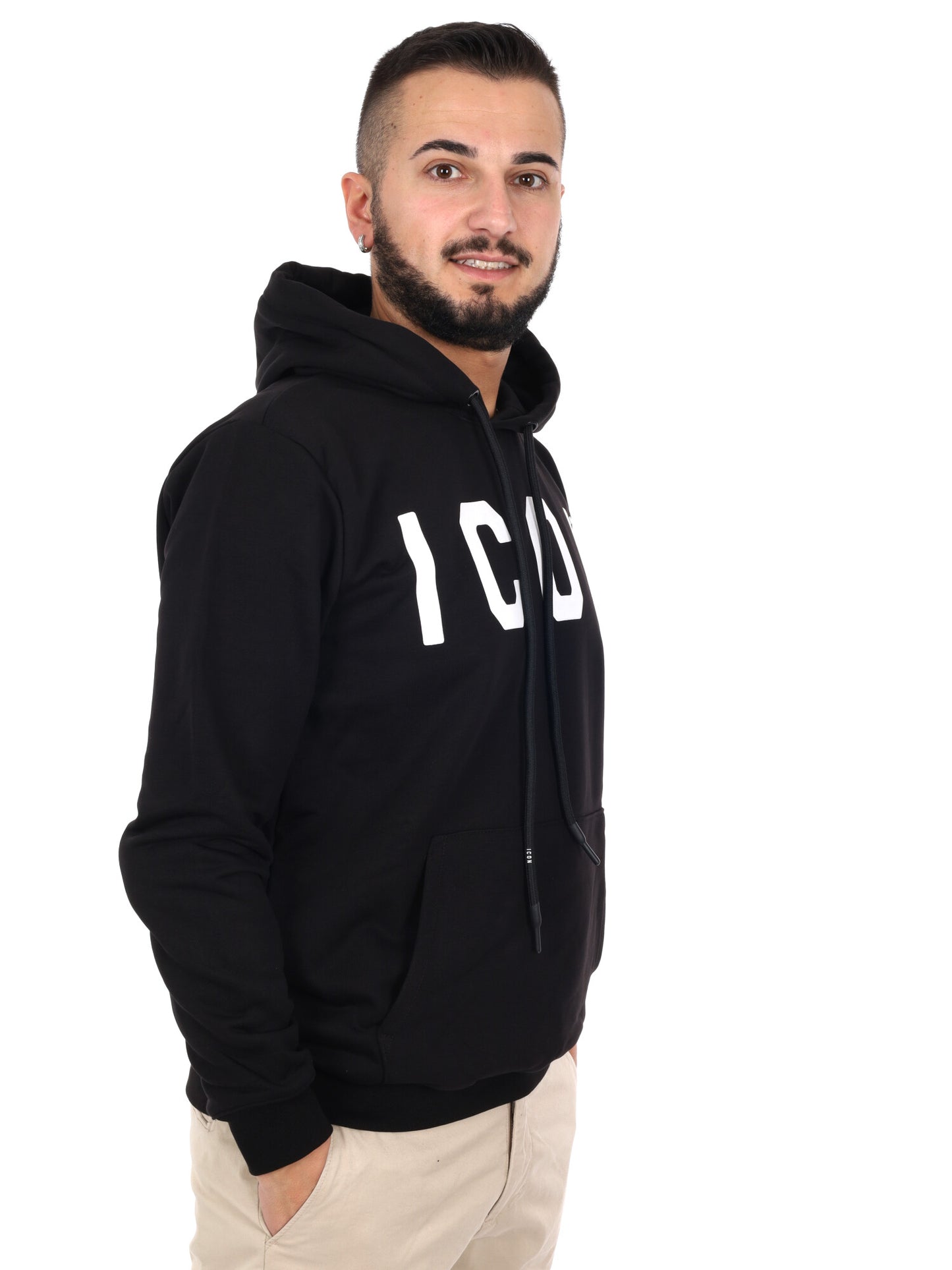 Icon felpa con cappuccio uomo multicolore primaverile