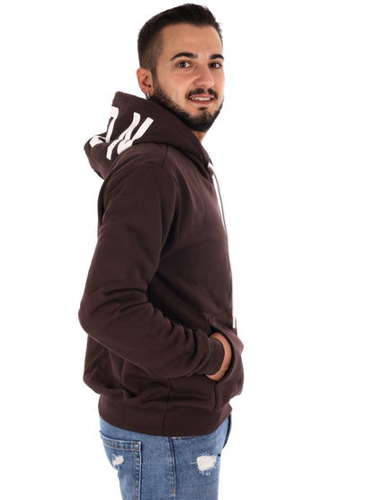 Icon IUF007C Moro, felpa da uomo marrone