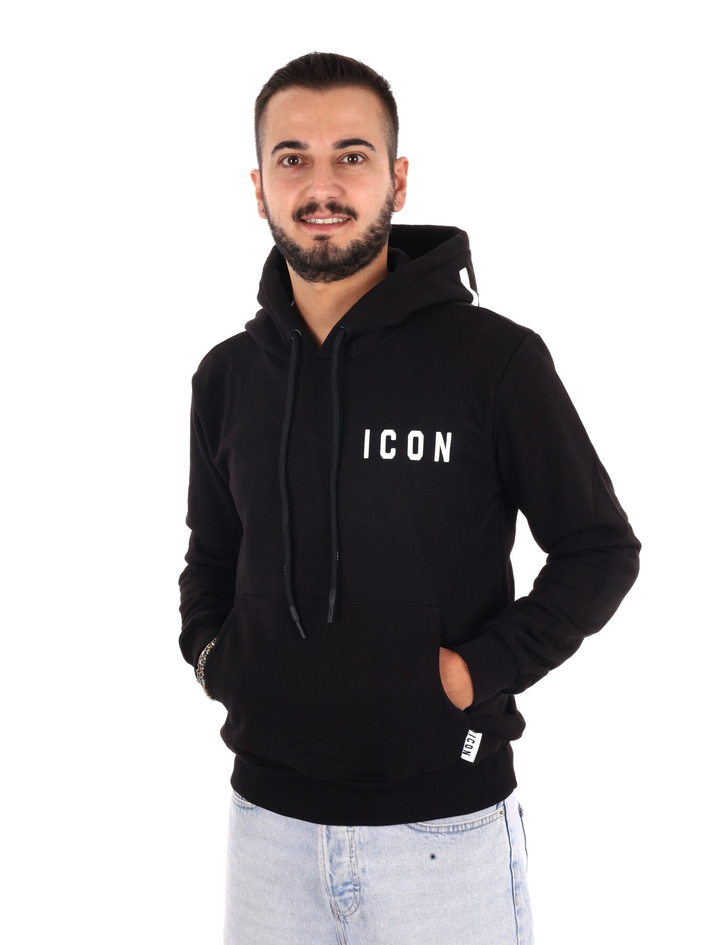 Icon IUF007C NE BI, felpa con cappuccio da uomo altri