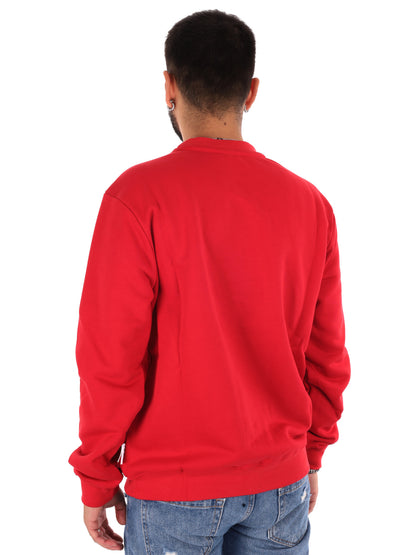 Icon IUF008C Rosso, felpa da uomo multicolore