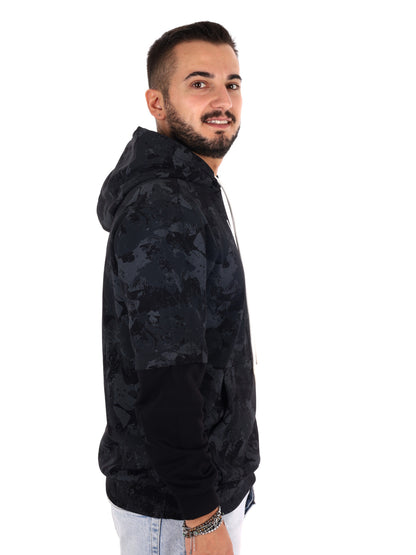 Icon IUF040 Nero, felpa da uomo nera