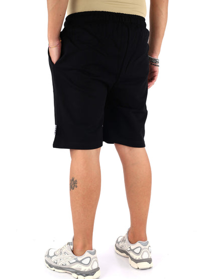 Shorts uomo Icon in nero, essenziale e versatile
