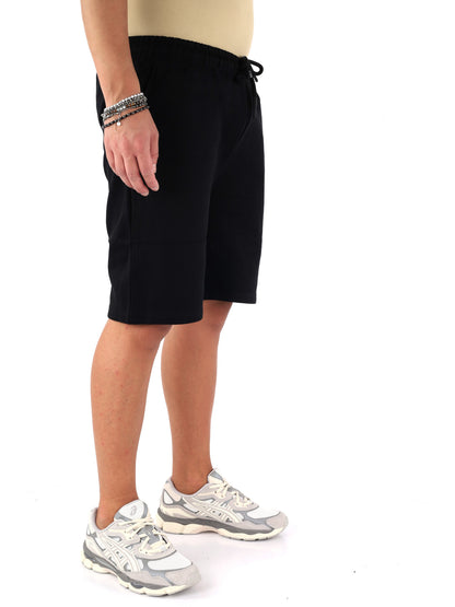 Shorts uomo Icon in nero, essenziale e versatile