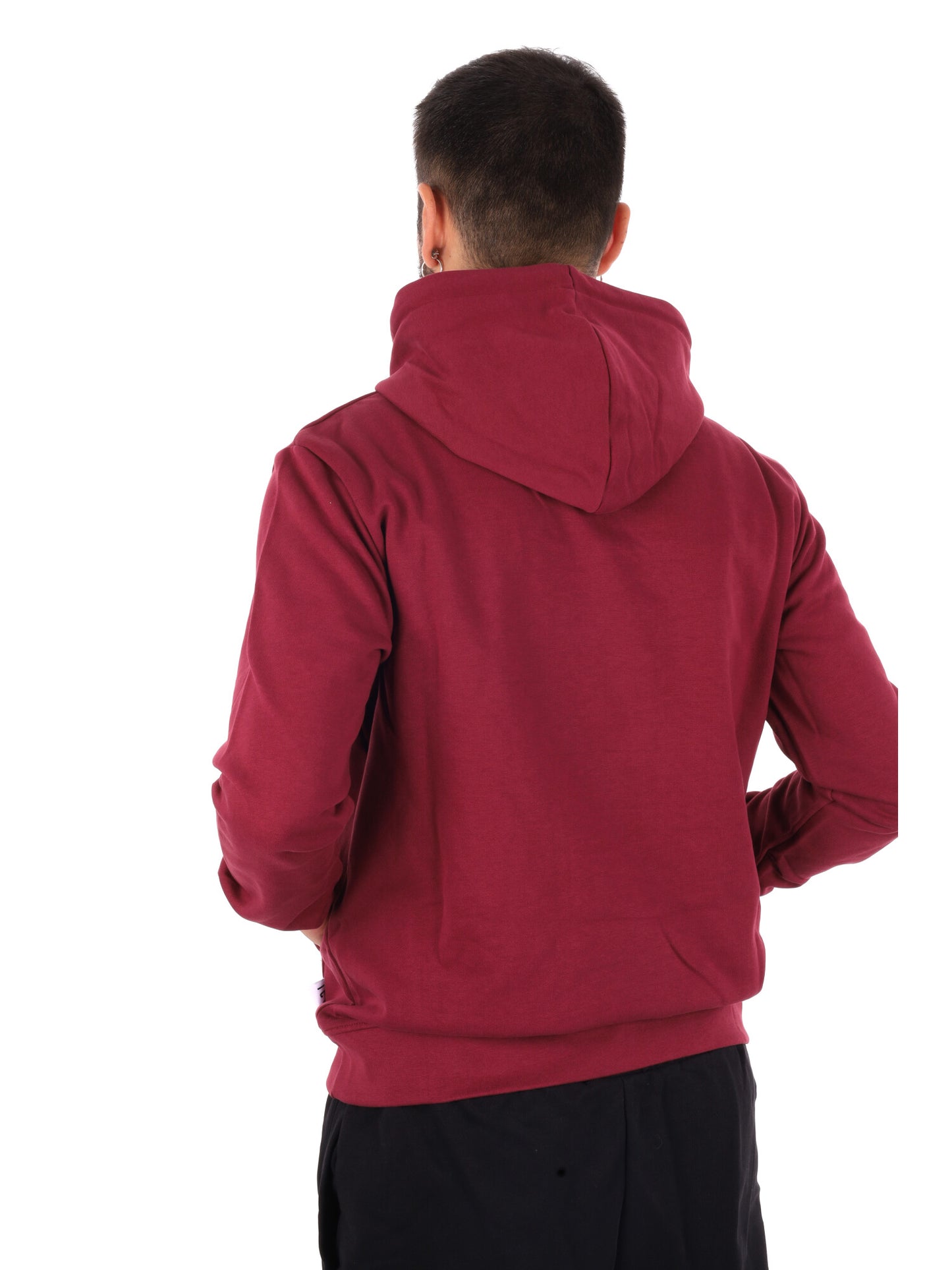 Icon Iupref006 Bordo, felpa da uomo bordeaux