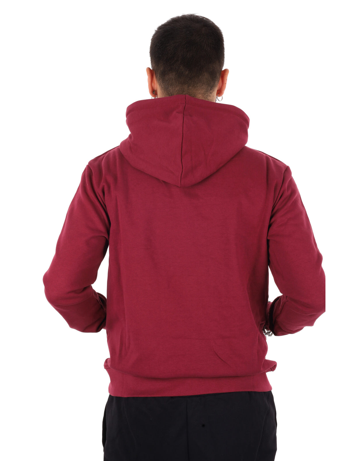 Icon Iupref006 Bordo, felpa da uomo bordeaux