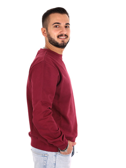 Icon IUPREF007 Bordo, felpa da uomo bordeaux