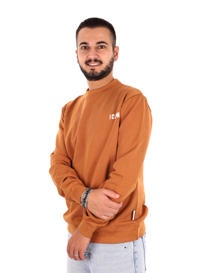 Icon Felpa Giro Ft, felpa da uomo beige