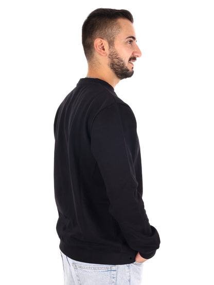 Icon IUPREF007, felpa da uomo nera