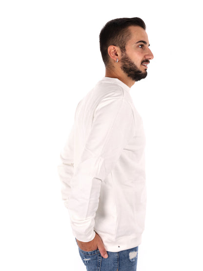 Icon Felpa Giro Ft, felpa da uomo panna