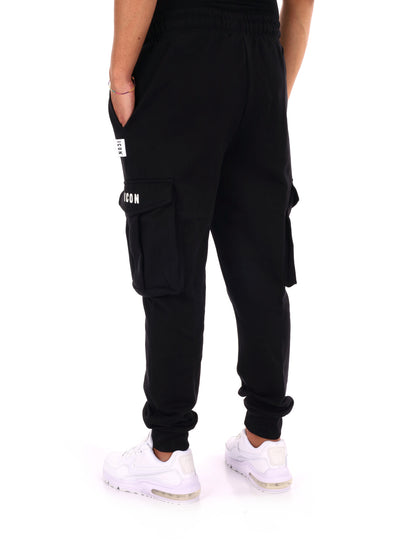 Icon Iuprep003 Nero, pantalone da uomo nero