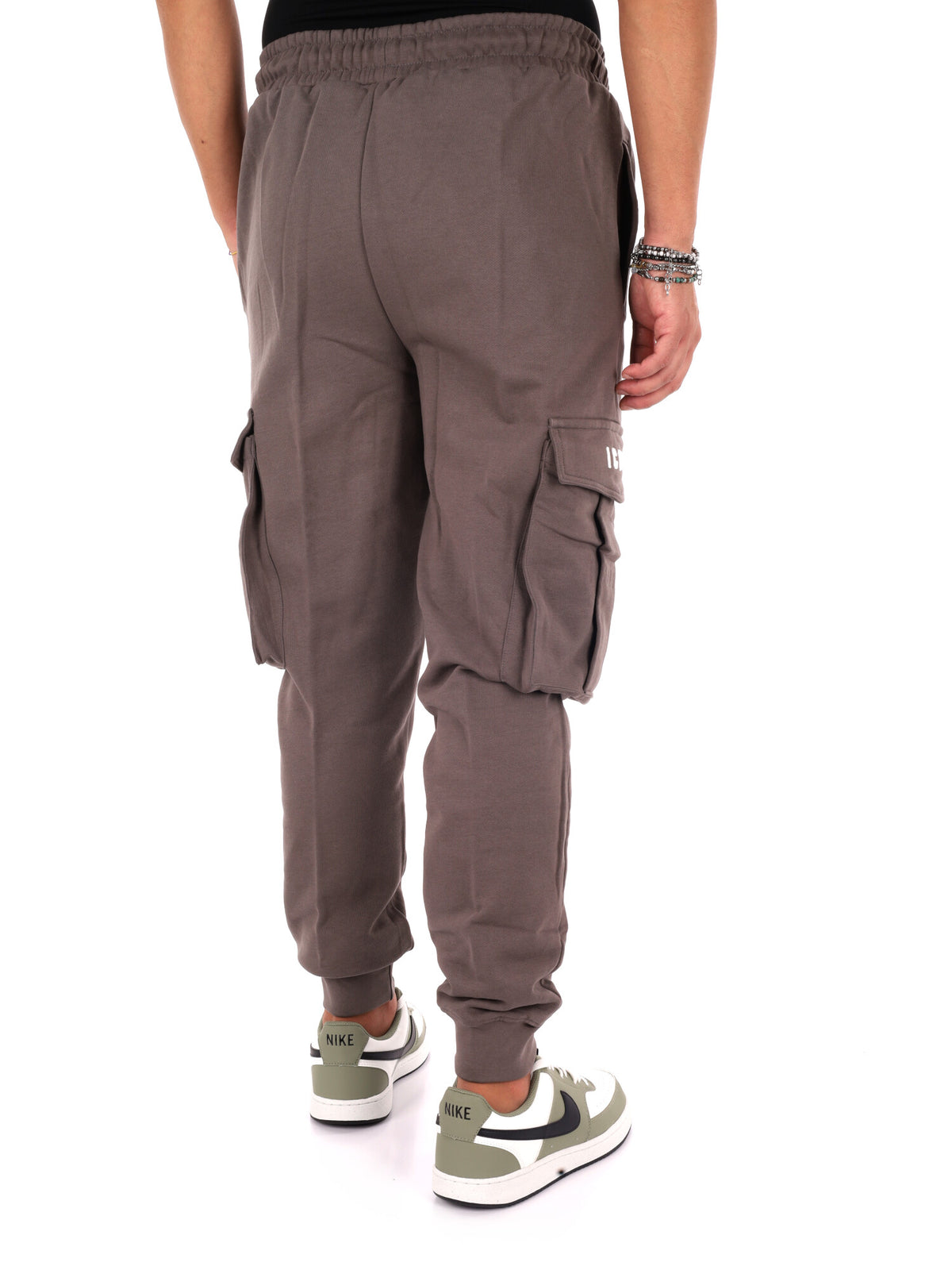 Icon Panta Cargo Ft, pantalone da uomo grigio