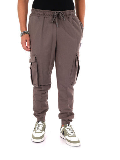 Icon Panta Cargo Ft, pantalone da uomo grigio