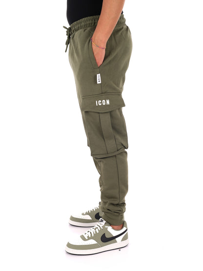 Icon Iuprep003 Verde, pantalone da uomo verde