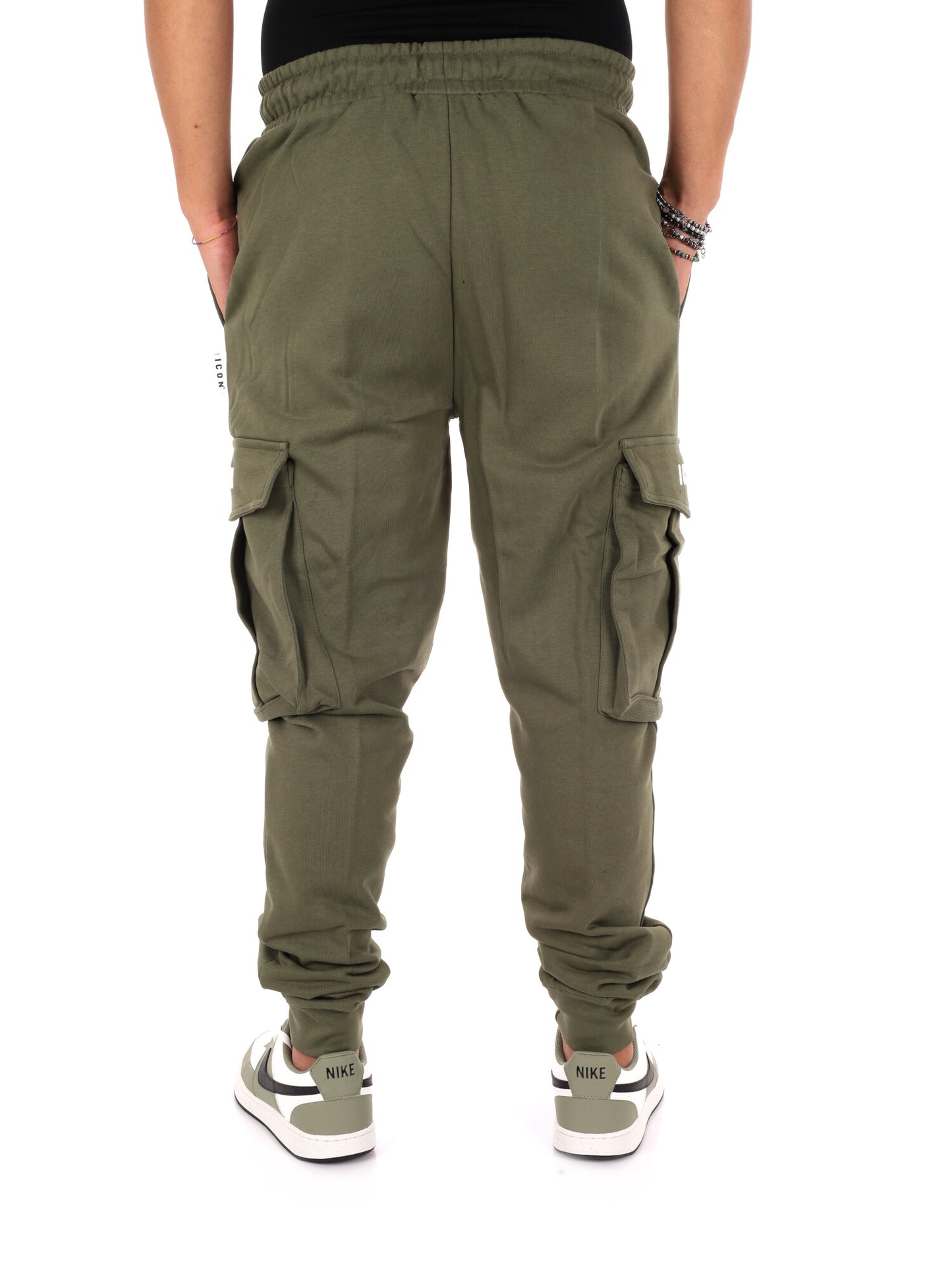 Icon Iuprep003 Verde, pantalone da uomo verde