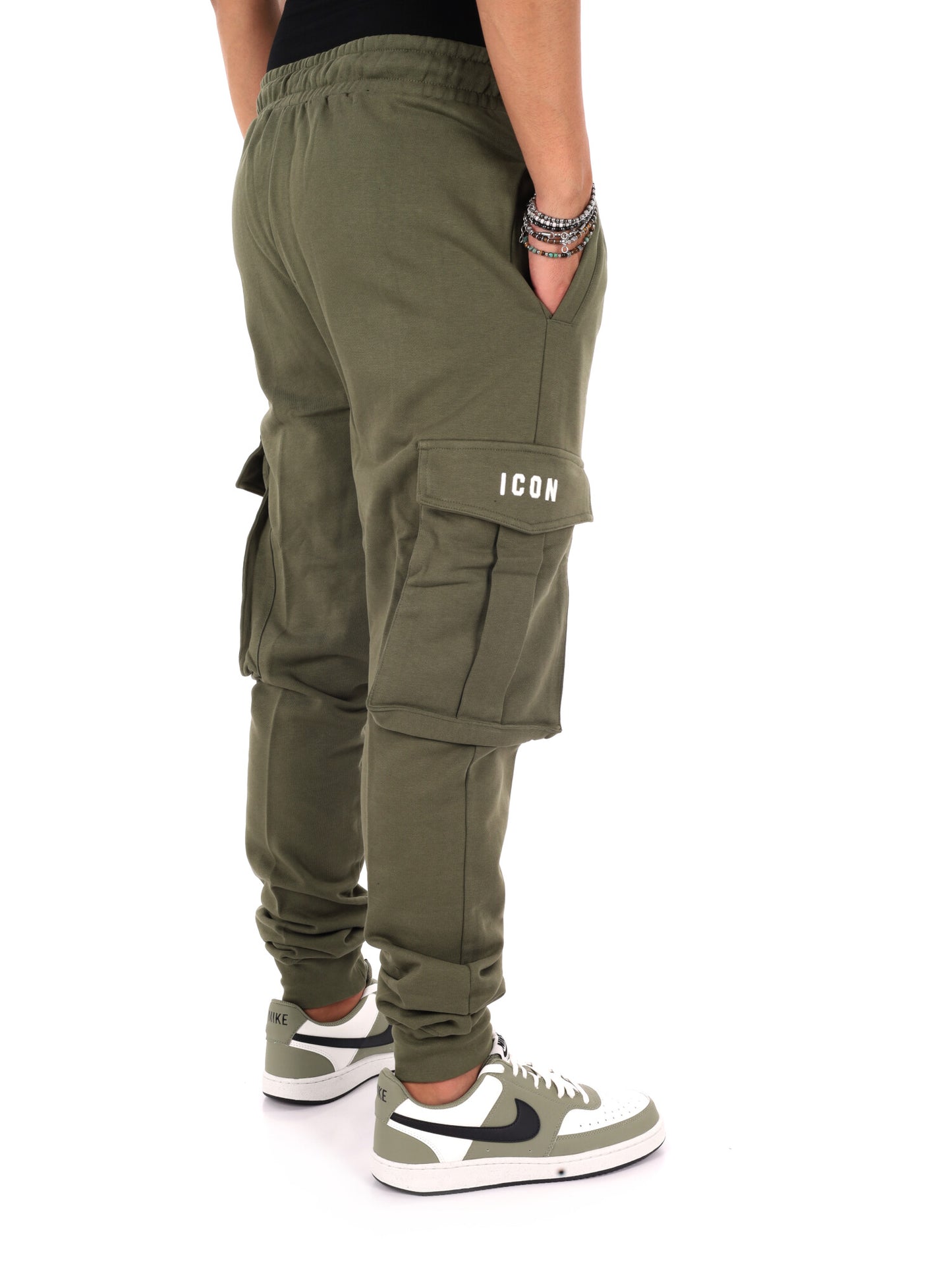 Icon Iuprep003 Verde, pantalone da uomo verde