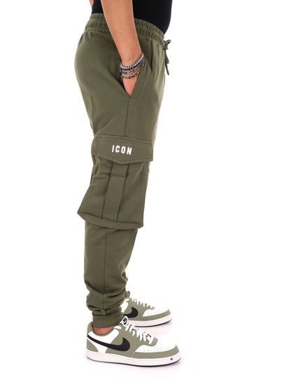 Icon Iuprep003 Verde, pantalone da uomo verde