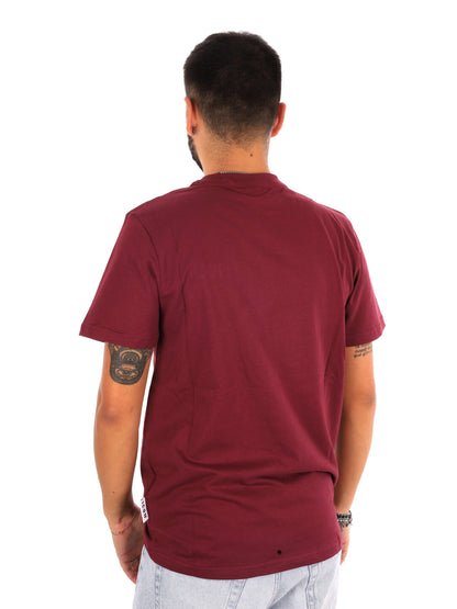 Icon Iupret002 Bordo, t-shirt maniche corte da uomo bordeaux