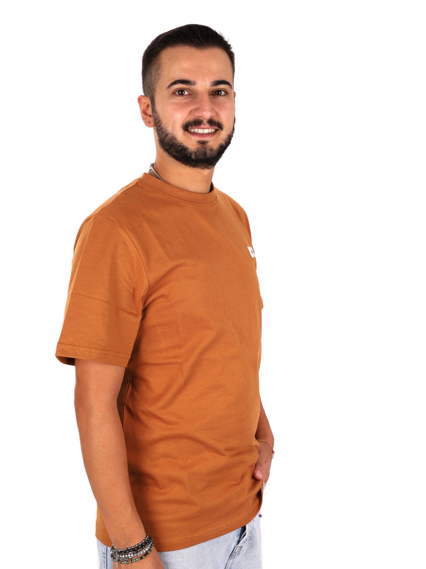 Icon IUPRET002, t-shirt da uomo beige