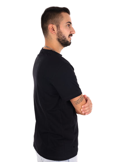 Icon IUPRET002, t-shirt da uomo nera