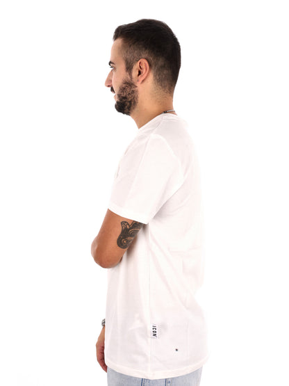 Icon IUPRET002, t-shirt da uomo panna