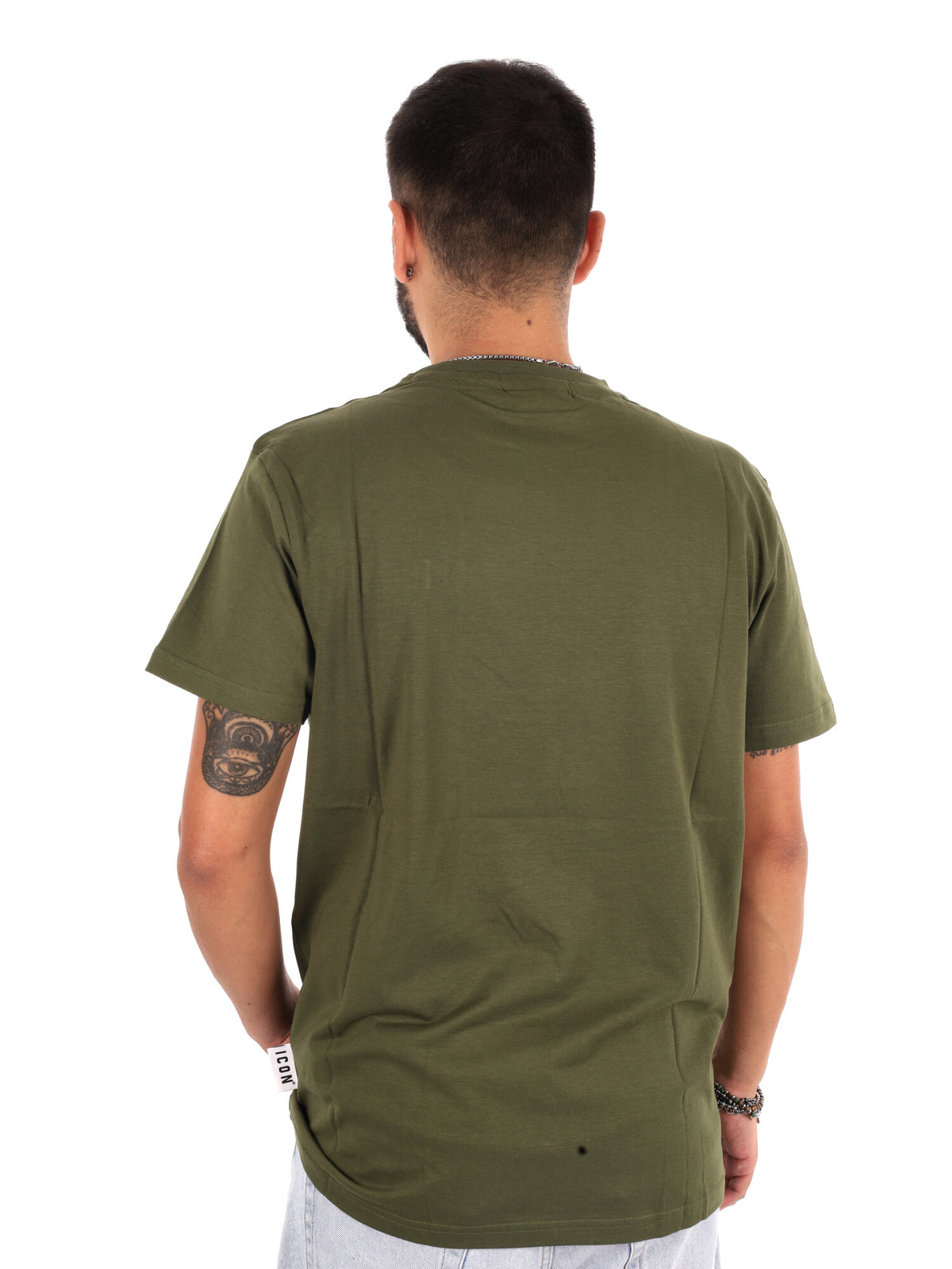 Icon IUPRET002, t-shirt maniche corte da uomo verde