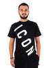 icon-iut006c-t-shirt-maniche-corte-da-uomo-nera
